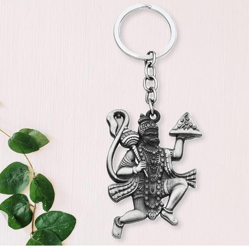 Hanuman Ji Metal Keychain