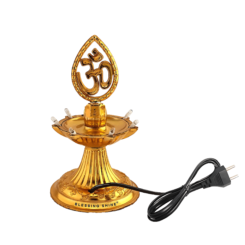 LED Golden OM Design Electric Diya (2)