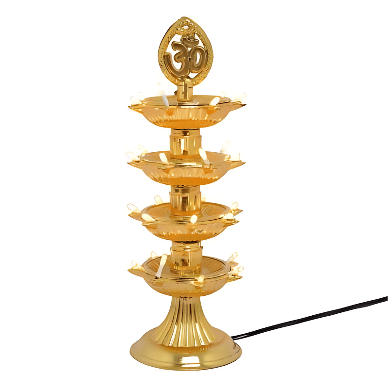 LED Golden OM Design Electric Diya (5)