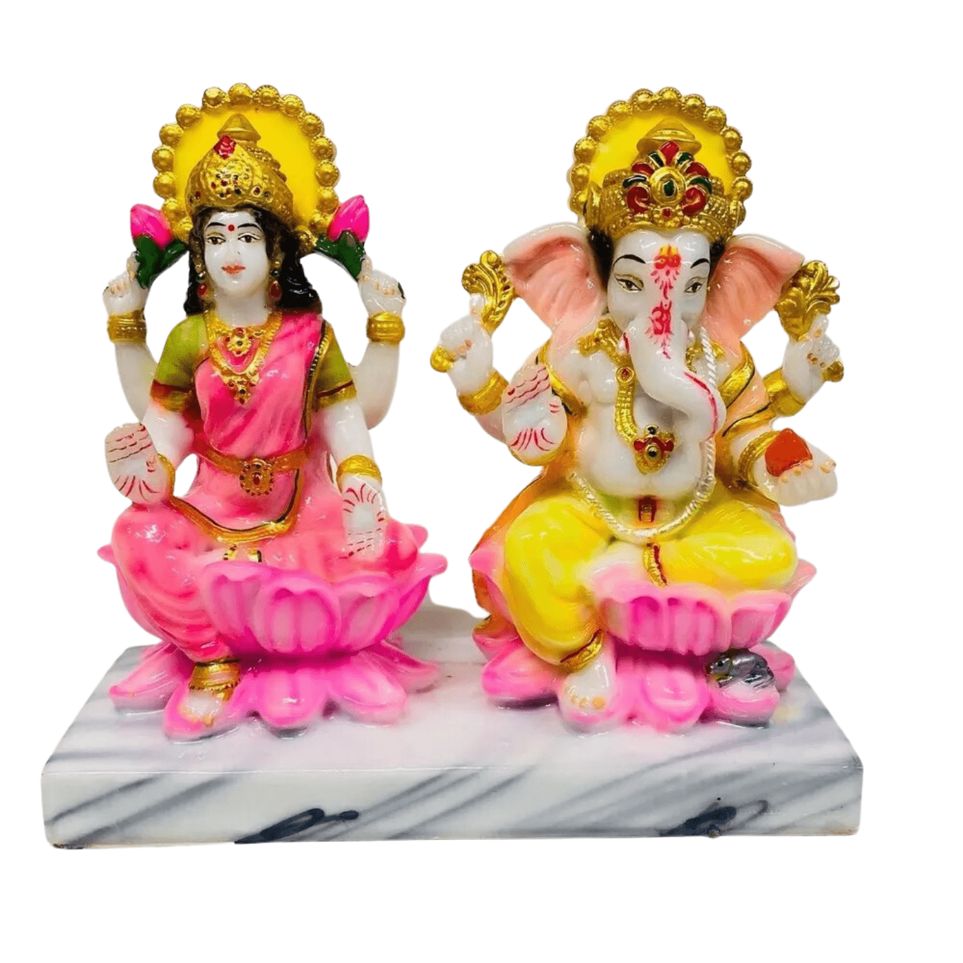 Laxmi Ganesh Polyresin Statue DG27