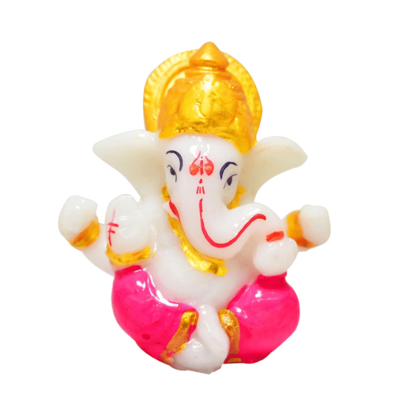 Lord Ganesha Idol in Marble Material (2)