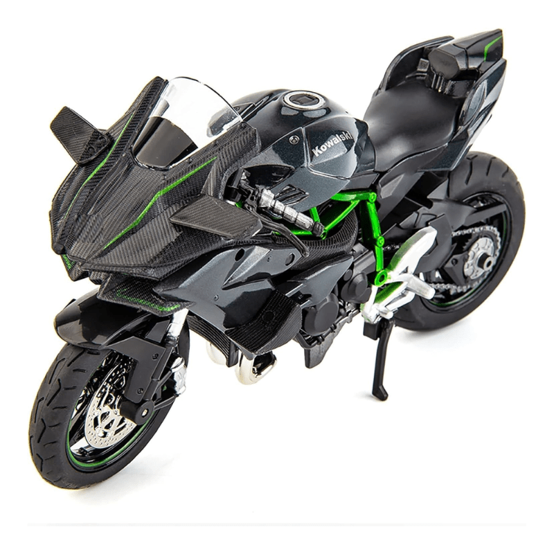 Motorcycle Model Toys Kawasaki Ninja H2 H2R Miniature Replica Big Motorcycle Toy Bike T173