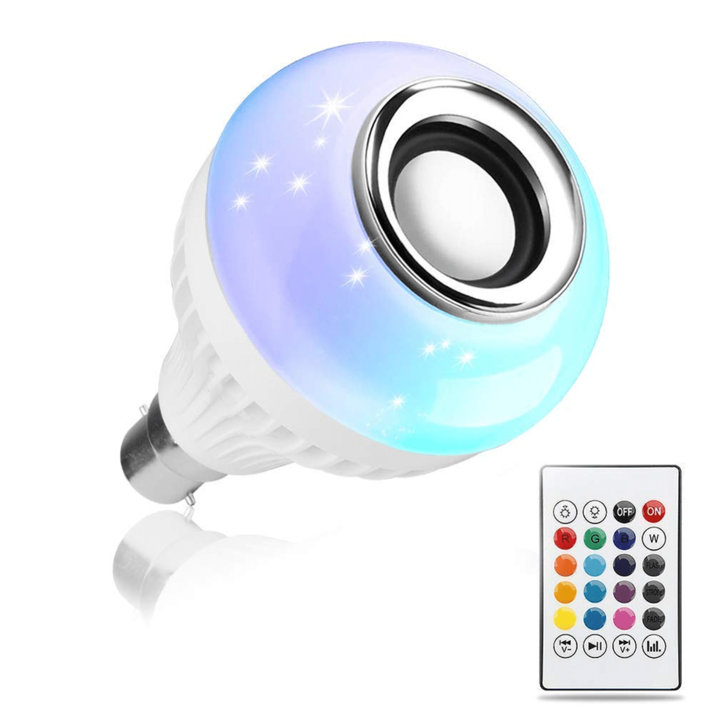 12 Watt RGB wireless Music bulb With Bluetooth Speaker