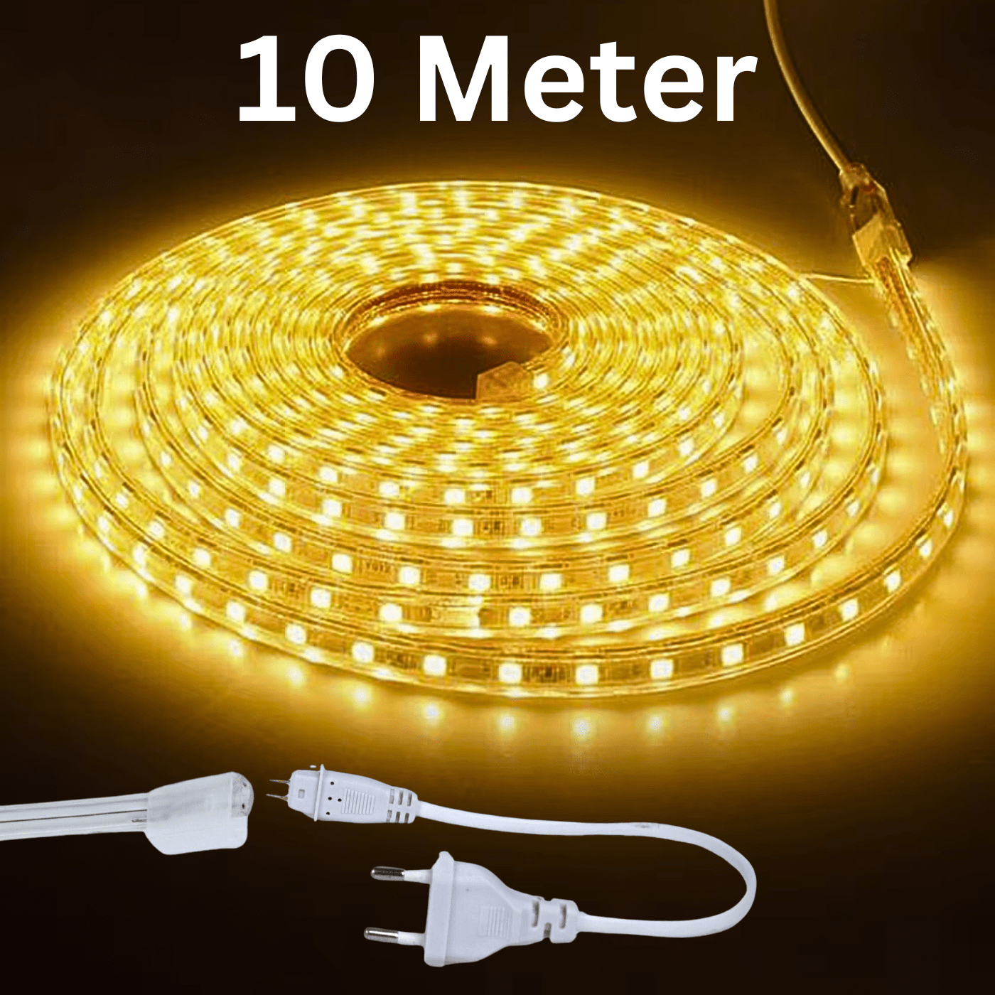 Waterproof warm white rope LED light for decorative use outdoors