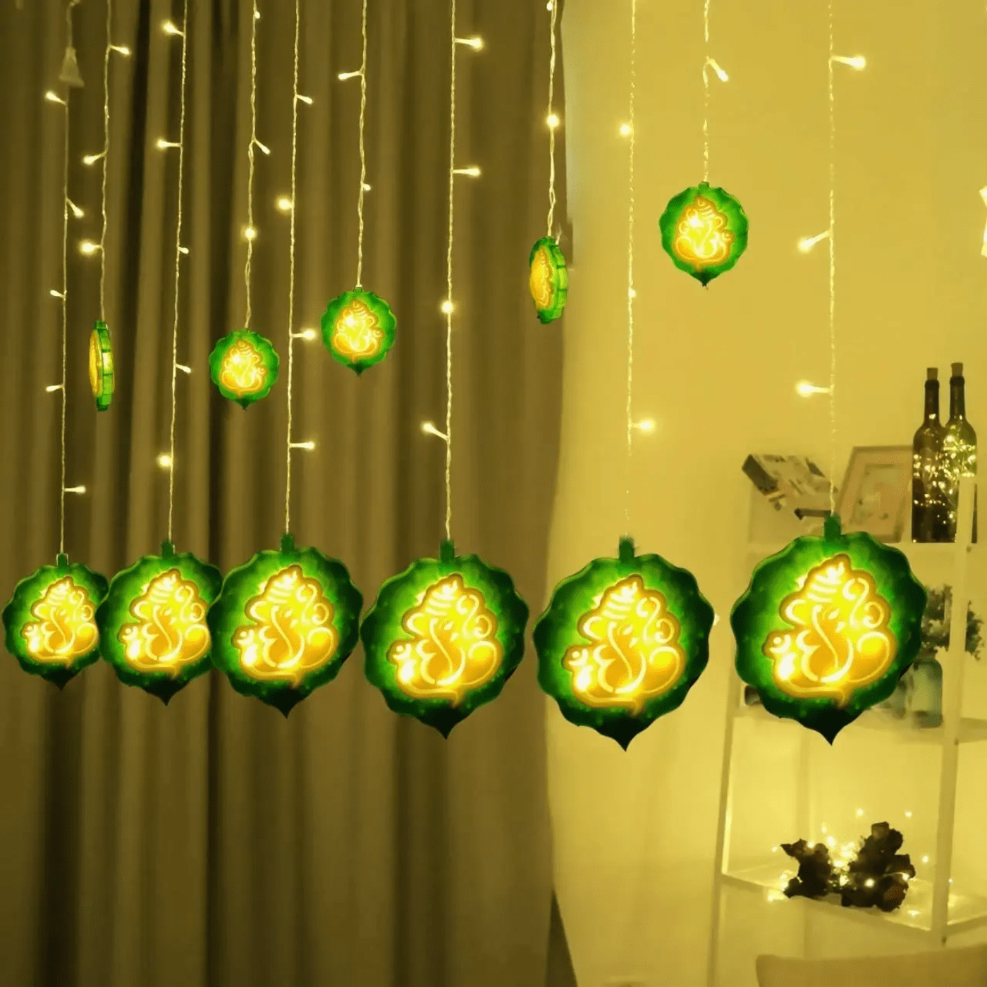 Ganpati Led curtain Light (3)