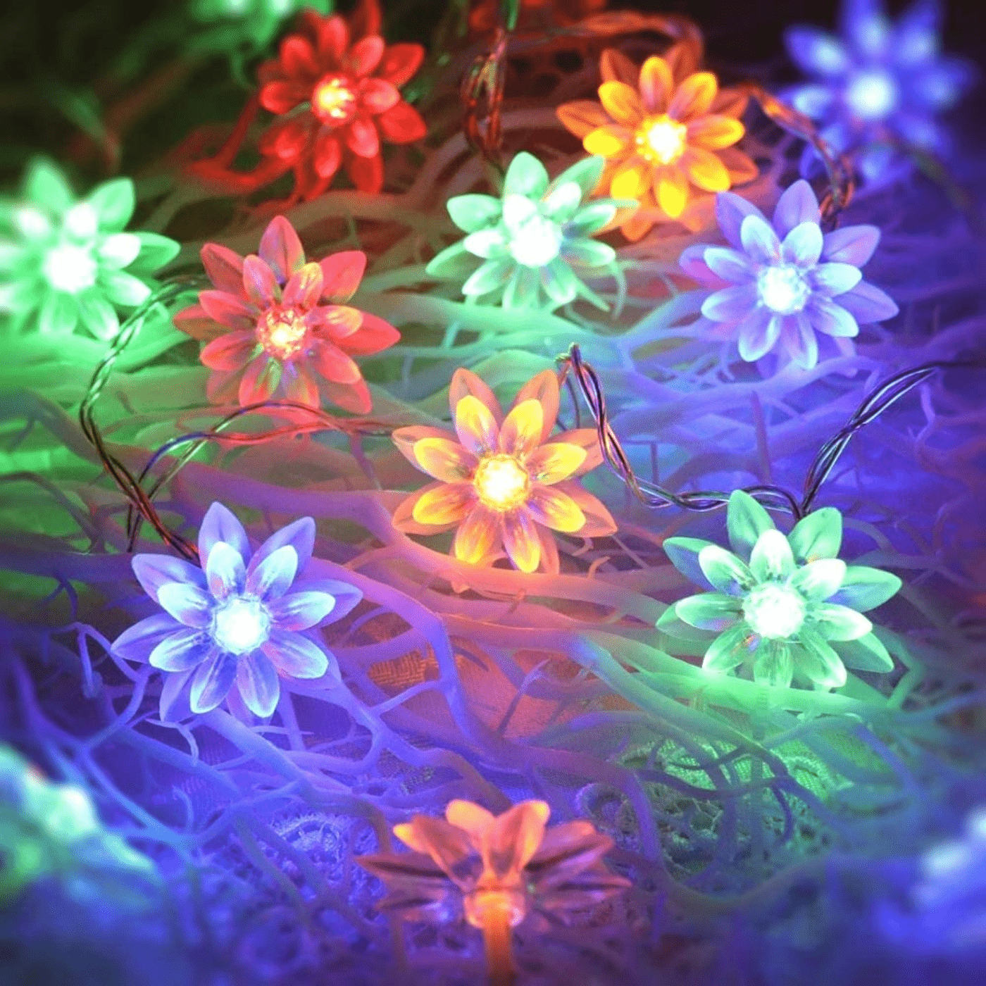 Silicon Flower Double Lotus lights multicolor (1)