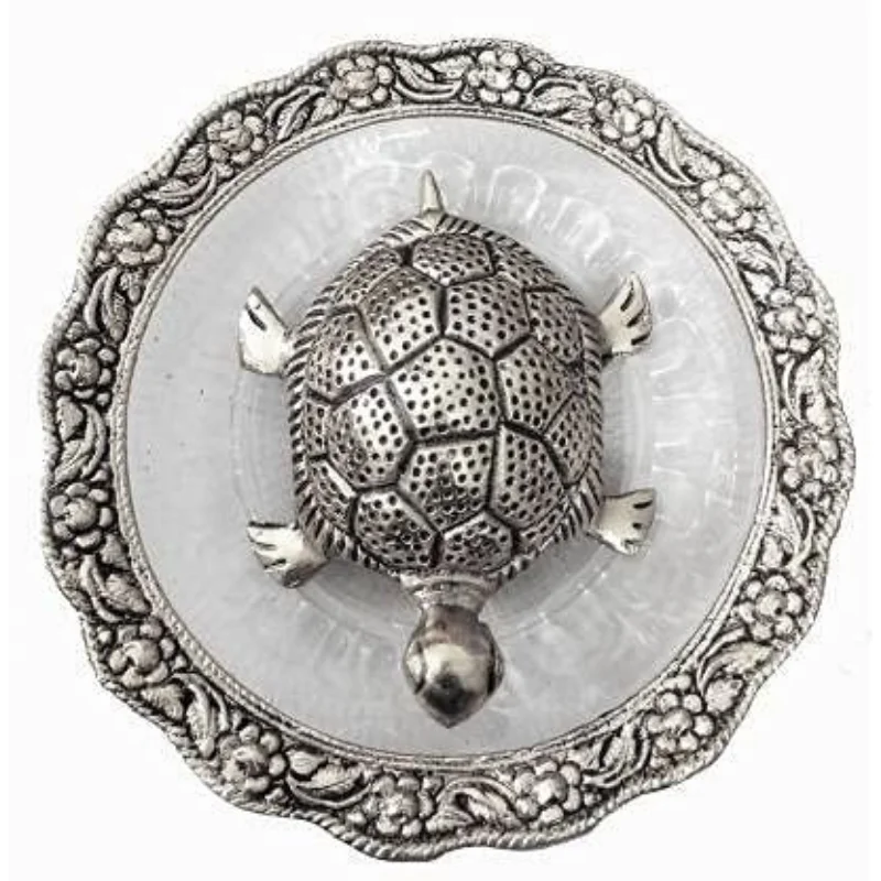 Kachua with Plate (Silver)