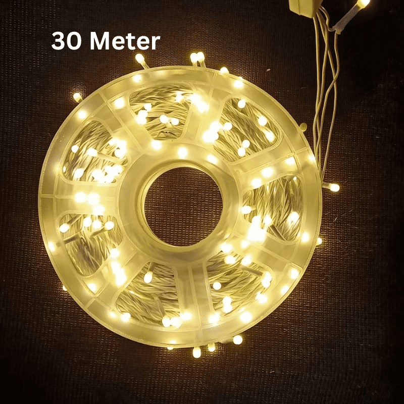 30 meter white warm lights for Indian festivals and home decor