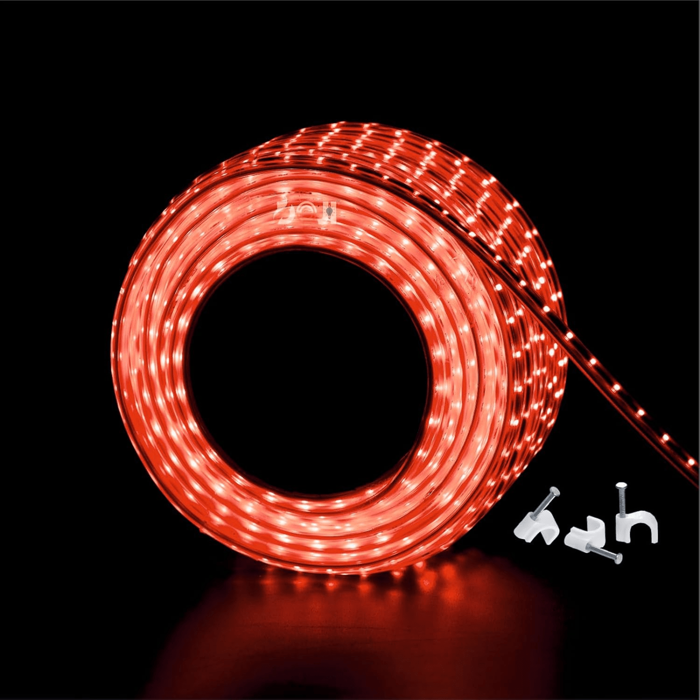 Rope LED Light Waterproof for Decoration Red Color